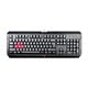 Bloody Q100 Blazing Gaming Keyboard - Water Resistant - Silicon Keycaps for Gaming