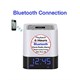Boytone BT-84CB Portable FM Radio Alarm Clock Wireless Bluetooth 4.1 Speaker, 3-Way Night Light Touch Lamp, Built–in 8 Hours Play Rechargeable Battery, LED, Mic, USB & Micro SD Slot, AUX, 110/220v