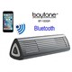Boytone BT-120GR Portable Wireless Bluetooth Speaker, Built-in Microphone, 2 Stereo speaker, Rechargeable battery. Aluminum Casing. Works with iPhone, iPad, Samsung, Tablets and other Smart Phones
