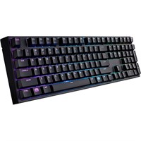 Cooler Master Masterkeys Pro L SGK-6020-KKCL1-US Keyboard - Cable Connectivity - USB 2.0 Interface - QWERTY Keys Layout - Mechanical - Black