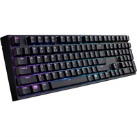 Cooler Master Masterkeys Pro L SGK-6020-KKCR1-US Keyboard - Cable Connectivity - USB 2.0 Interface - QWERTY Keys Layout - Mechanical - Black