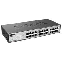 D-Link DES-1024D 24-Port 10/100 Unmanaged Metal Desktop or Rackmount Switch - 24-Port 10/100 Unmanaged Metal Desktop or Rackmount Switch