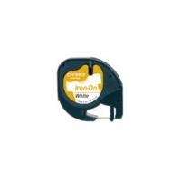 Dymo LetraTag 18771 Fabric Iron on Tape - 0.5" x 6.5' - 1 x Roll