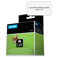 Dymo Shipping Label - 2.31" Width x 4" Length - 300 / Roll - Rectangle - Direct Thermal - White