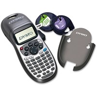 Dymo LetraTag Plus Label Printer - Direct Thermal - Label, Tape - 0.50" - Battery - 4 Batteries Supported - AA - Alkaline - Silver - Handheld - Repeat Printing, ABCD Keyboard, Tape Cutter