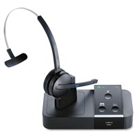 Jabra PRO 9450 Headset - Mono - Wireless - DECT - 492.1 ft - Over-the-head, Over-the-ear - Monaural - Supra-aural - Noise Cancelling Microphone