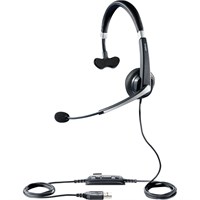 Jabra UC Voice 550 Mono Headset - Mono - Black - USB - Wired - Over-the-head - Monaural - Semi-open - Noise Reduction, Noise Cancelling Microphone