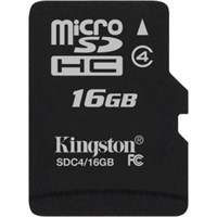 Kingston SDC4/16GBSP 16 GB microSDHC - 1 Card/1 Pack