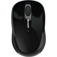 Microsoft 3500 Mouse - BlueTrack - Wireless - Radio Frequency - Black - USB - Computer - Scroll Wheel - Symmetrical