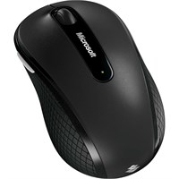 Microsoft 4000 Mouse - BlueTrack - Wireless - Radio Frequency - Black - USB 2.0 - 1000 dpi - Tilt Wheel - 4 Button(s)
