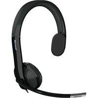 Microsoft LifeChat LX-4000 Headset - Mono - USB - Wired - 32 Ohm - 75 Hz - 20 kHz - Over-the-head - Monaural - Semi-open - 7.13 ft Cable - Noise Cancelling Microphone