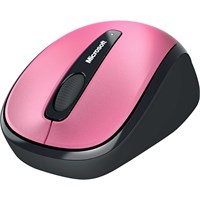 Microsoft Wireless Mobile Mouse 3500 - BlueTrack - Wireless - Radio Frequency - Magenta Pink - USB 2.0 - 1000 dpi - Scroll Wheel - 3 Button(s) - Symmetrical