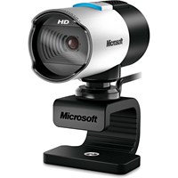 Microsoft LifeCam Webcam - 30 fps - USB 2.0 - 5 Megapixel Interpolated - 1920 x 1080 Video - CMOS Sensor - Auto-focus - Microphone