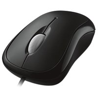 Microsoft Basic Optical Mouse - Optical - Cable - Black - USB - 800 dpi - Scroll Wheel - 3 Button(s) - Symmetrical