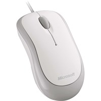 Microsoft Basic Optical Mouse - Optical - Cable - White - USB, PS/2 - 800 dpi - Scroll Wheel - 3 Button(s) - Symmetrical
