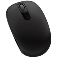 Microsoft Wireless Mobile Mouse 1850 - Optical - Wireless - Radio Frequency - Black - USB 2.0 - 1000 dpi - Computer - Scroll Wheel - 3 Button(s) - Symmetrical