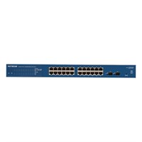 Netgear ProSafe GS724Tv4 Ethernet Switch - 24 Ports - Manageable - 2 x Expansion Slots - 10/100/1000Base-T - Uplink Port - 2 x SFP Slots - 2 Layer Supported - 1U High - Rack-mountable, DesktopLifetime
