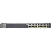 Netgear ProSafe GS728TP Ethernet Switch - 24 Ports - 4 x Expansion Slots - 4 x SFP Slots - 2 Layer Supported