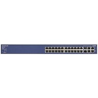 Netgear ProSafe FS728TP 24 Port 10/100 Smart Switch with PoE - 24 x 10/100Base-TX, 2 x 10/100/1000Base-T, 2 x 10/100/1000Base-T