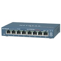 Netgear ProSafe FS108 8 Port Fast Ethernet Switch - 8 x 10/100Base-TX
