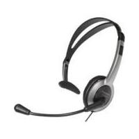 Panasonic KX-TCA430 Headset - Mono - Sub-mini phone - Wired - Over-the-head - Monaural - Semi-open - 4 ft Cable