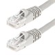 Cat5e Ethernet Patch Cable - Snagless RJ45, Stranded, 350Mhz, UTP, Pure Bare Copper Wire, Crossover, 24AWG, 25ft, Gray