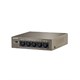 Tenda 5-Port Fast Ethernet PoE+ 58W Desktop Switch, 10/100Mbps, Brown (TEF1105P)