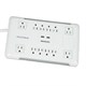 Monoprice 12 Outlet Power Surge Protector w/ 2 Built-In USB Charger Ports - 4230 Joules (Open Box)