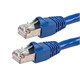 Cat6A 24AWG STP Ethernet Network Patch Cable, 10G, 5ft, Blue (10 pack)