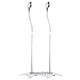 Speaker Stand, Silver (SS-01), Set of 2