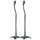 Adjustable Height 5 lb. Capacity Speaker Stands (Pair), Black