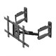 Monoprice Cornerstone Series Full-Motion Articulating TV Wall Mount Bracket For TVs 37in to 70in, Max Weight 99lbs, VESA Patterns Up to 600x400, Rotating