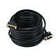 Monoprice 50ft 28AWG DVI-D & USB (A Type) to M1-D (P&D) Cable - Black(Limit 20 per Customer)