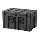 Pure Outdoor by Monoprice Stackable Rotomolded Weatherproof Case with Customizable Foam and Wheels, 30 x 18 x 18 inches, Black