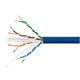Monoprice Entegrade Series 1000FT Cat6A Plus 650MHz UTP Solid, Riser-Rated (CMR), 23AWG, Bulk Bare Copper Ethernet Network Cable, 10G, Blue