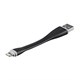 Monoprice Short Length Apple MFi Certified Lightning to USB Charge & Sync Cable, 4.25 inches Black
