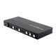 Monoprice Blackbird 4K Pro 4x2 True Matrix High Speed HDMI Powered Switch with Control Remote, Coaxial Audio Output and EDID (Open Box)
