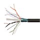 Monoprice Entegrade Series 1000FT Cat 6 Bulk Bare Copper Network Cable, F/UTP, Solid, Plenum Jacket (CMP), 550MHz, 23AWG, Black