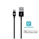 Monoprice Essentials Apple MFi Certified Lightning to USB Charge & Sync Cable, 4ft Black