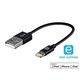 Monoprice Essentials Apple MFi Certified Lightning to USB Charge & Sync Cable, 6-inch Black