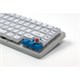WhiteFox Custom Mechanical Keyboard Kaihua Linear Red MX Style Switches (Open Box)