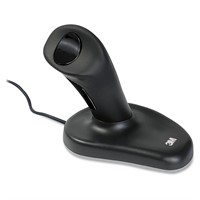 3M Ergonomic Mouse - Optical - Cable - Black - Retail - USB - Computer - 3 Button(s) - Right-handed Only