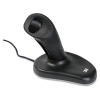 3M Ergonomic Mouse - Optical - Cable - Black - USB - Computer - Right-handed Only
