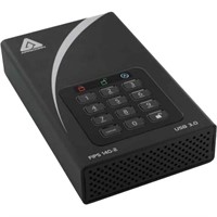 Apricorn Aegis Padlock DT FIPS ADT-3PL256F-3000 3 TB 3.5" External Hard Drive - USB 3.0 - 7200rpm - 8 MB Buffer - Desktop