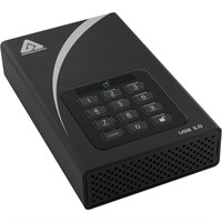 Apricorn Aegis Padlock ADT-3PL256-2000 2 TB 3.5" External Hard Drive - USB 3.0 - 7200rpm - 8 MB Buffer