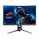 ASUS ROG Swift 27” 1440p 1ms 165Hz DP HDMI G-SYNC Aura Sync Curved Gaming Monitor with Eye Care - PG27VQ
