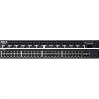 Dell X1052P Ethernet Switch - 48 Ports - Manageable - 4 x Expansion Slots - 10/100/1000Base-T, 10GBase-X - 48 x Network, 4 x Expansion Slot - Twisted Pair, Optical Fiber - Gigabit Ethernet - 4 x SFP+