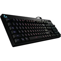 Logitech G810 Orion Spectrum RGB Mechanical Gaming Keyboard - Cable Connectivity - USB 2.0 Interface - 104 Key - Compatible with Computer - Play/Pause, Mute, Volume Control, Skip, Backlight On/Off Hot