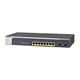 NETGEAR 8-Port Gigabit Ethernet Smart Managed Pro Switch, PoE+, 75w, 2 SFP, L3, ProSAFE Lifetime Protection - GS510TLP-100NAS