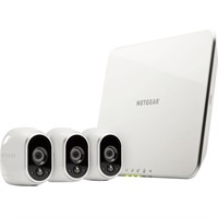 Arlo Security System with 3 HD Cameras (VMS3330) - Camera, Base Station - H.264 Formats - 720
